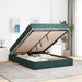 Cadru de pat cu saltea 2 pcs Verde Catifea - WALTI WALTI