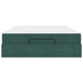 Cadru de pat cu saltea 2 pcs Verde Catifea - WALTI WALTI