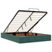 Cadru de pat cu saltea 2 pcs Verde Catifea - WALTI WALTI