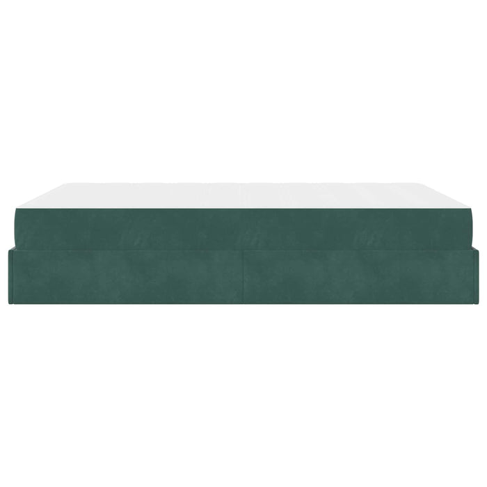 Cadru de pat cu saltea 2 pcs Verde Catifea - WALTI WALTI