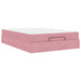 Cadru de pat cu saltea 2 pcs Roz Catifea - WALTI WALTI