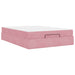 Cadru de pat cu saltea 2 pcs Roz Catifea - WALTI WALTI