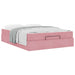 Cadru de pat cu saltea 2 pcs Roz Catifea - WALTI WALTI