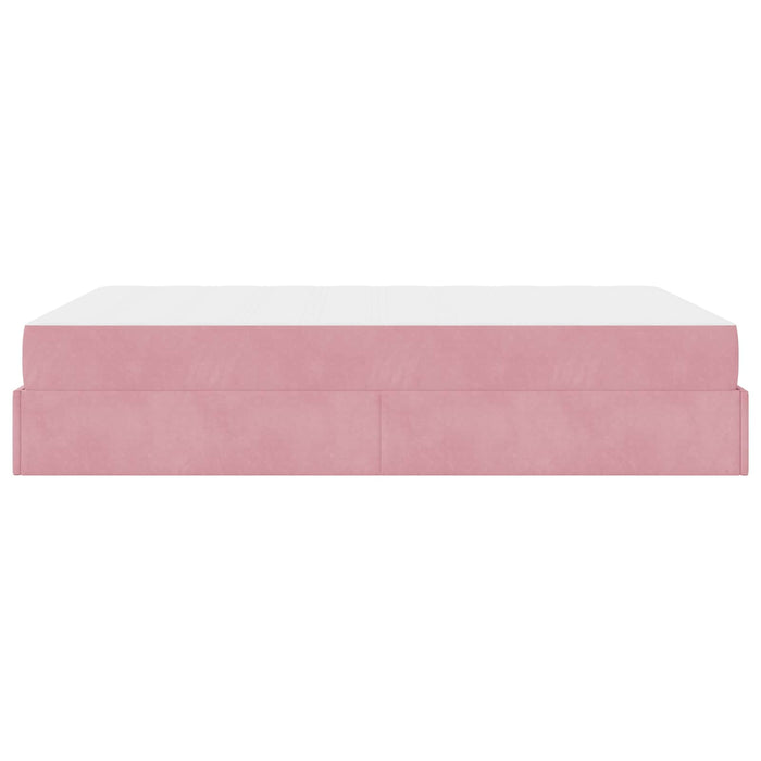 Cadru de pat cu saltea 2 pcs Roz Catifea - WALTI WALTI
