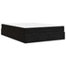 Cadru de pat cu saltea 2 pcs Negru Catifea - WALTI WALTI