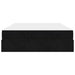 Cadru de pat cu saltea 2 pcs Negru Catifea - WALTI WALTI