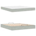 Cadru de pat cu saltea 2 pcs Gri deschis Catifea - WALTI WALTI