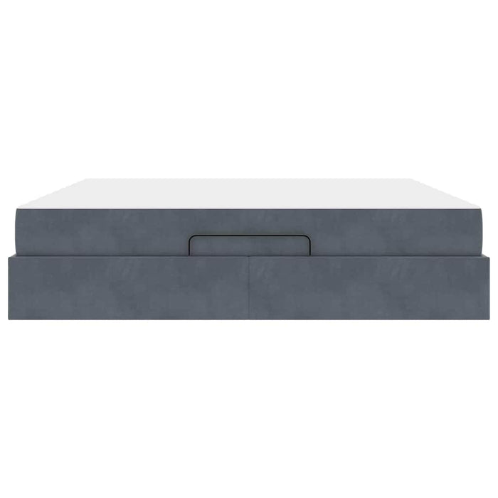 Cadru de pat Gri închis 180 x 200 cm Catifea - WALTI WALTI