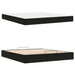 Cadru de pat cu saltea 2 pcs Negru Catifea - WALTI WALTI