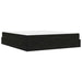 Cadru de pat cu saltea 2 pcs Negru Catifea - WALTI WALTI