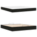 Cadru de pat cu saltea 2 pcs Negru Catifea - WALTI WALTI