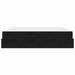 Cadru de pat cu saltea 2 pcs Negru Catifea - WALTI WALTI
