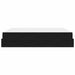 Cadru de pat cu saltea 2 pcs Negru Catifea - WALTI WALTI