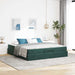 Cadru de pat cu saltea 2 pcs Verde Catifea - WALTI WALTI