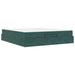Cadru de pat cu saltea 2 pcs Verde Catifea - WALTI WALTI