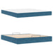 Cadru de pat cu saltea 2 pcs albastru Catifea - WALTI WALTI