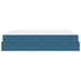 Cadru de pat cu saltea 2 pcs albastru Catifea - WALTI WALTI