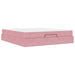 Cadru de pat cu saltea 2 pcs Roz Catifea - WALTI WALTI