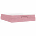 Cadru de pat cu saltea 2 pcs Roz Catifea - WALTI WALTI