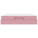 Cadru de pat cu saltea 2 pcs Roz Catifea - WALTI WALTI