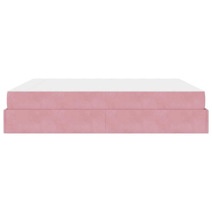 Cadru de pat cu saltea 2 pcs Roz Catifea - WALTI WALTI