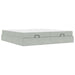 Cadru de pat cu saltea cu saltea 2 pcs Gri deschis Catifea - WALTI WALTI