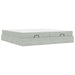 Cadru de pat cu saltea cu saltea 2 pcs Gri deschis Catifea - WALTI WALTI