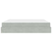 Cadru de pat cu saltea cu saltea 2 pcs Gri deschis Catifea - WALTI WALTI