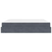 Cadru de pat cu saltea cu saltea 2 pcs Gri Scurt Catifea - WALTI WALTI