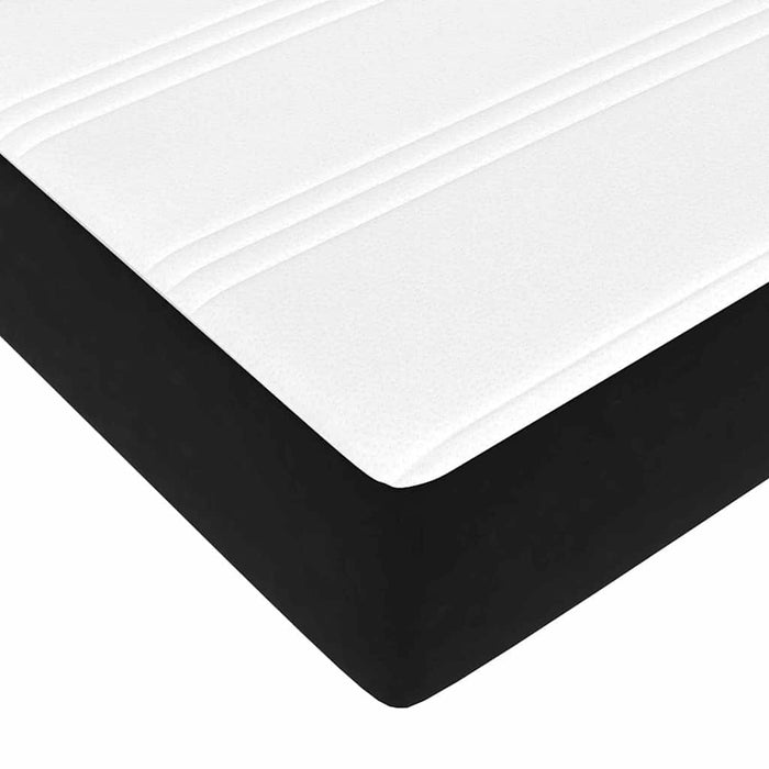 Cadru de pat cu saltea cu saltea 2 pcs Negru Catifea - WALTI WALTI