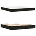 Cadru de pat cu saltea cu saltea 2 pcs Negru Catifea - WALTI WALTI
