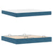 Cadru de pat cu saltea cu saltea 2 pcs albastru Catifea - WALTI WALTI
