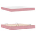 Cadru de pat cu saltea cu saltea 2 pcs Roz Catifea - WALTI WALTI