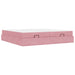 Cadru de pat cu saltea cu saltea 2 pcs Roz Catifea - WALTI WALTI