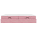 Cadru de pat cu saltea cu saltea 2 pcs Roz Catifea - WALTI WALTI
