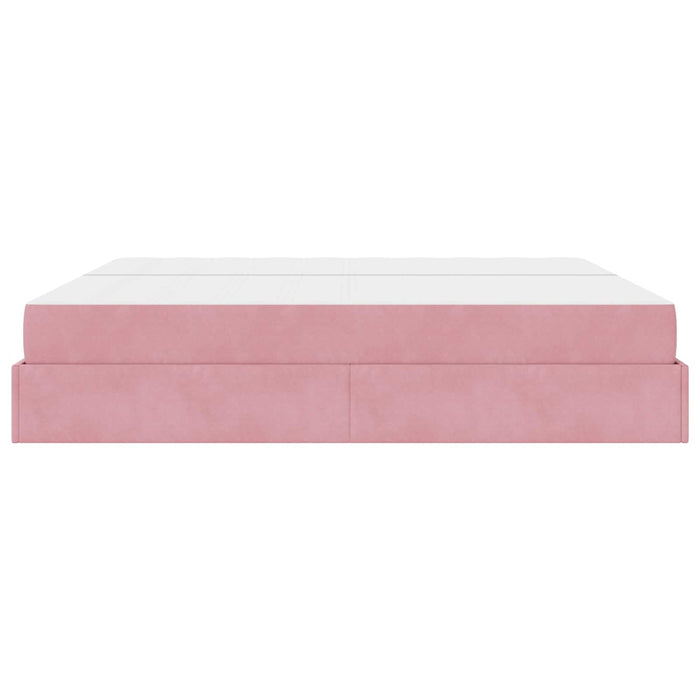Cadru de pat cu saltea cu saltea 2 pcs Roz Catifea - WALTI WALTI