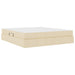 Pat cu saltea și spațiu de depozitare Crem 160 x 200 cm - WALTI WALTI