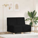 Scaun canapea gri deschis 55 cm fabric 2 pcs Negru - WALTI WALTI
