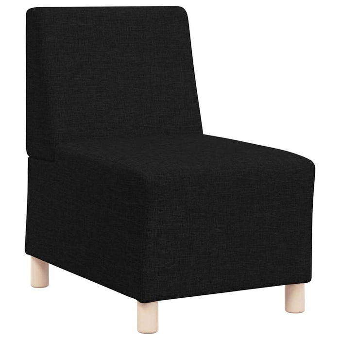 Scaun canapea gri deschis 55 cm fabric 2 pcs Negru - WALTI WALTI