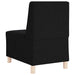 Scaun canapea gri deschis 55 cm fabric 2 pcs Negru - WALTI WALTI