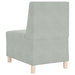 Unitate Sofa Modulară Fără Brațe 2 pcs Gri deschis - WALTI WALTI