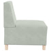 Unitate Sofa Modulară Fără Brațe 2 pcs Gri deschis - WALTI WALTI