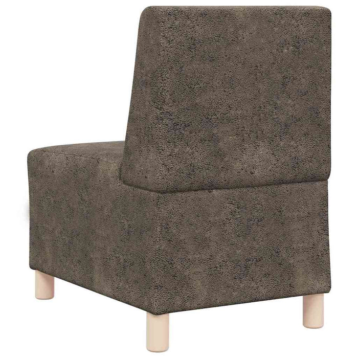 Unitate Sofa Modulară Fără Brațe 2 pcs Gri închis - WALTI WALTI