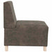 Unitate Sofa Modulară Fără Brațe 2 pcs Gri închis - WALTI WALTI