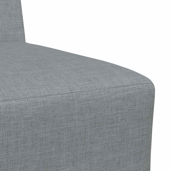 Scaun canapea gri deschis 55 cm fabric 3 pcs Gri deschis - WALTI WALTI