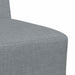 Scaun canapea gri deschis 55 cm fabric 3 pcs Gri deschis - WALTI WALTI