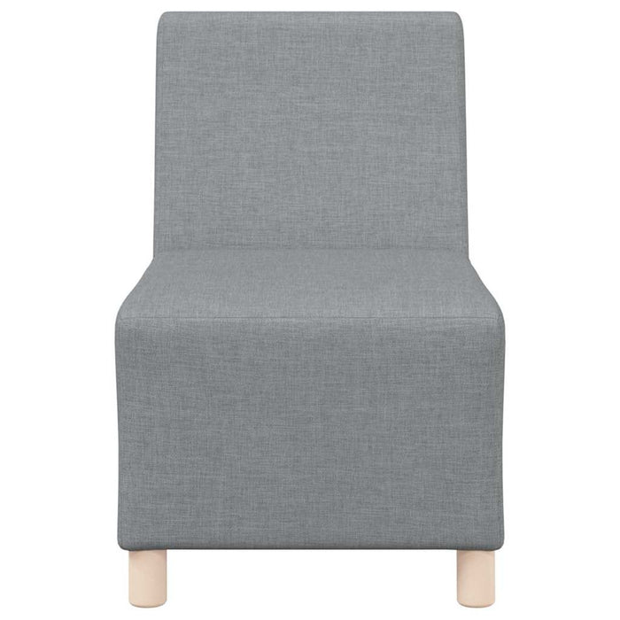 Scaun canapea gri deschis 55 cm fabric 3 pcs Gri deschis - WALTI WALTI