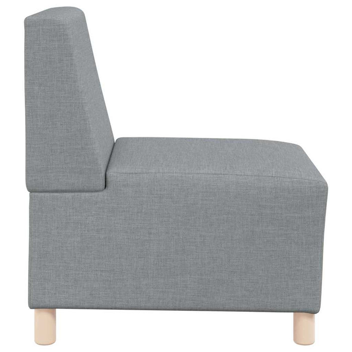 Scaun canapea gri deschis 55 cm fabric 3 pcs Gri deschis - WALTI WALTI