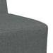 Scaun canapea gri deschis 55 cm fabric 3 pcs Gri închis - WALTI WALTI