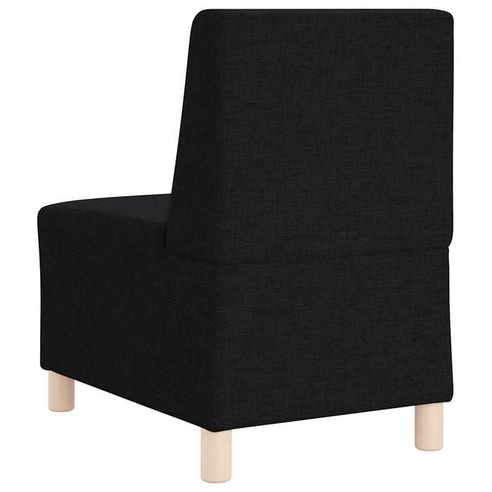 Scaun canapea gri deschis 55 cm fabric 3 pcs Negru - WALTI WALTI